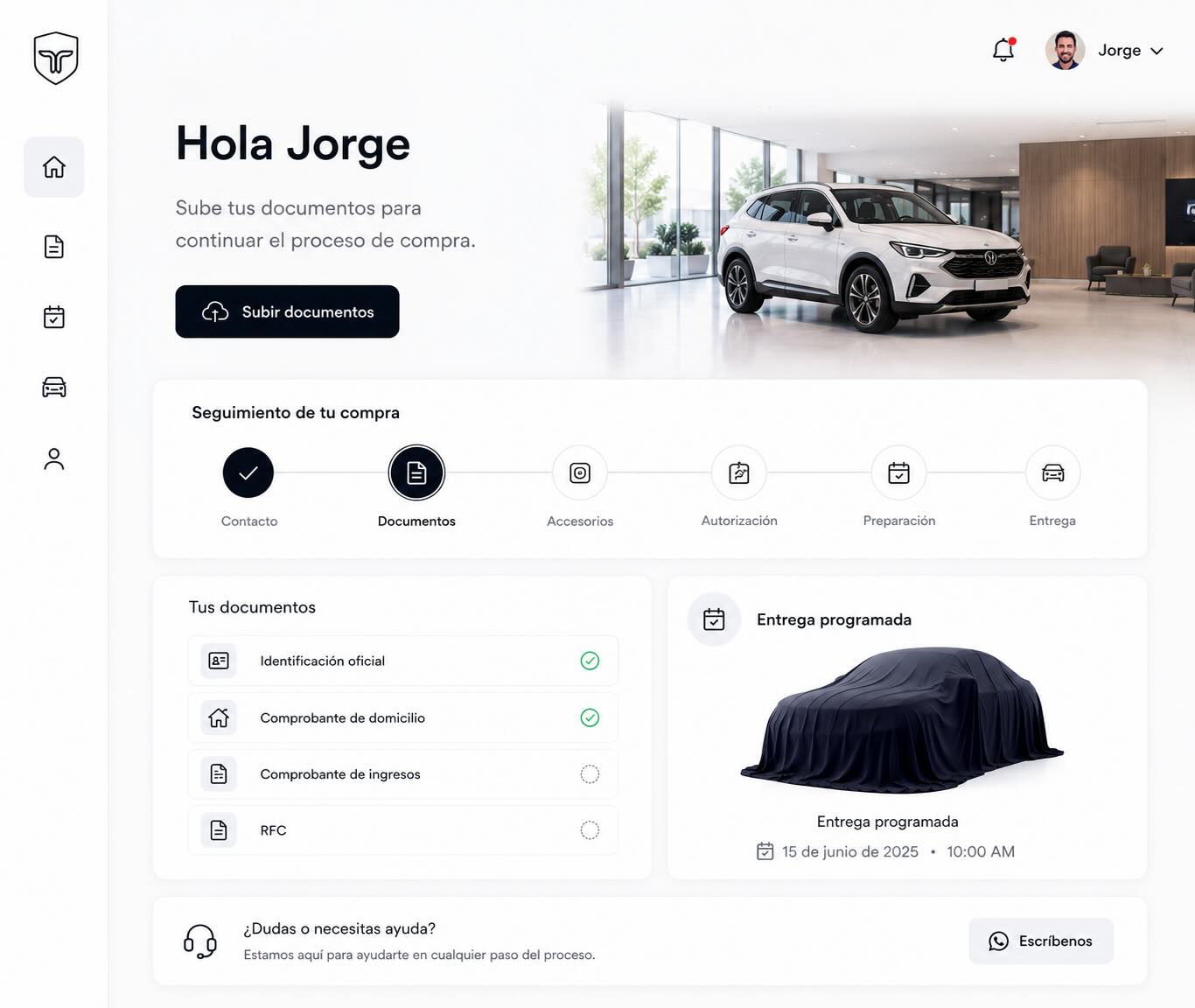 Portal cliente automotriz UBTracker